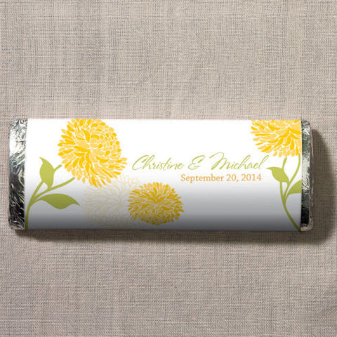 Zinnia Bloom Nut Free Gourmet Milk Chocolate Bar Black