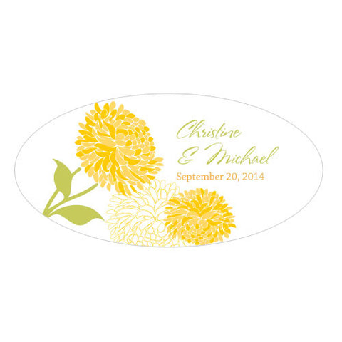 Zinnia Bloom Small Cling Black