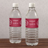 Rose Water Bottle Label Pastel Pink