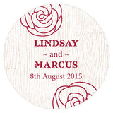 Rose Large Sticker Pastel Pink