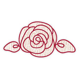 Rose Die Cut Sticker Pastel Pink