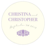 French Provin?al Large Round Cling Lavender