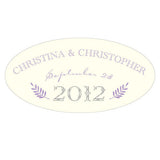 French Proven?al Table Small Oval Cling Lavender