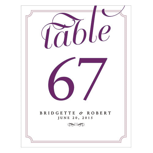 Expressions Table Number Numbers 1-12 Red Text With White Background