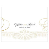 Vintage Lace Note Card Pastel Pink