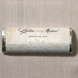 Vintage Lace Nut Free Gourmet Milk Chocolate Bar Pastel Pink