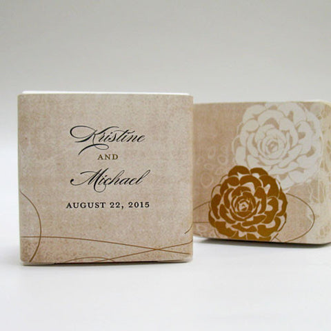 Vintage Lace Favor Box Wrap Pastel Pink