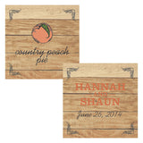 Fruit Themed Square Tags Blueberry