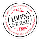 100% Fresh Small Sticker Blueberry