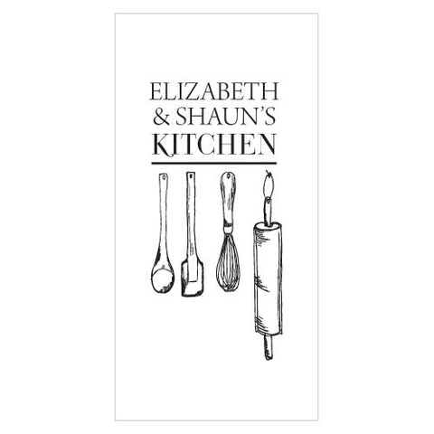 Kitchen Tools Rectangular Tag