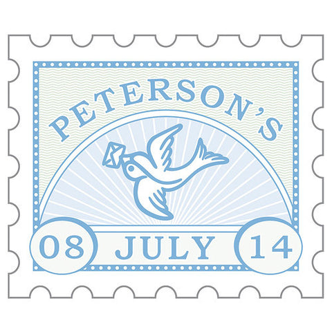 Postage Stamp Stickers Lavender