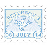 Postage Stamp Stickers Lavender