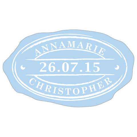 Oval Seal Sticker Watermelon