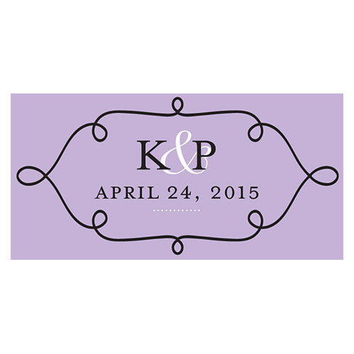 Pretty Petals Gift Tag Lavender