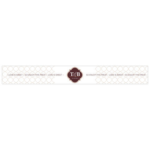 Classic Crest Paper Wrap Ribbon Red