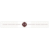 Classic Crest Paper Wrap Ribbon Red