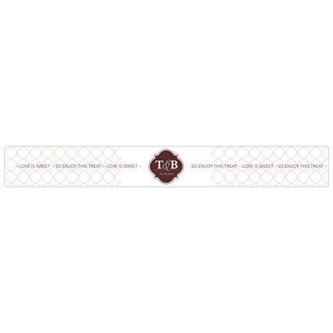 Classic Crest Paper Wrap Ribbon Red