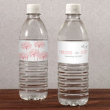 Dandelion Wishes Water Bottle Label Lavender