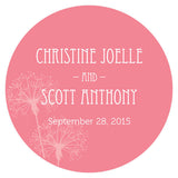 Dandelion Wishes Large Sticker Lavender