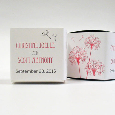 Dandelion Wishes Favor Box Wrap Lavender