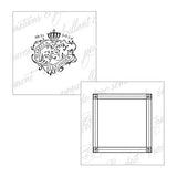 Parisian Love Letter Square Tag Black