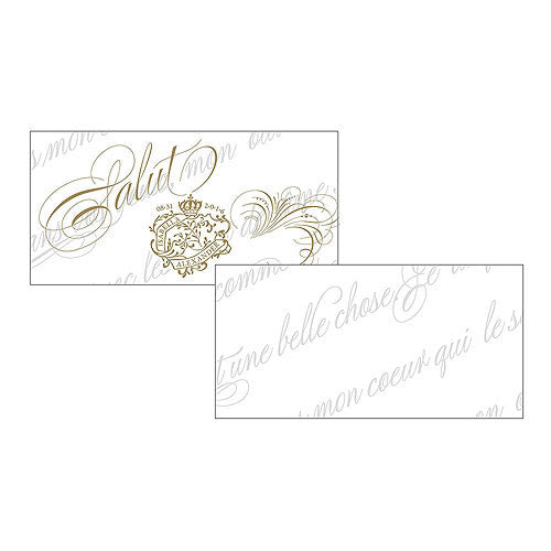 Parisian Love Letter Small Ticket Black
