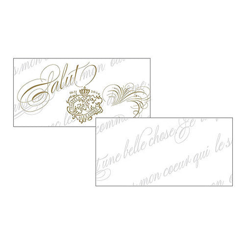 Parisian Love Letter Small Ticket Black