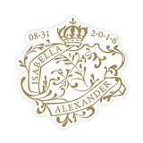 Parisian Love Letter Large Cling Black