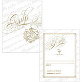 Parisian Love Letter RSVP Black
