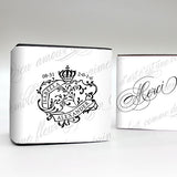 Parisian Love Letter Favor Box Wrap Black