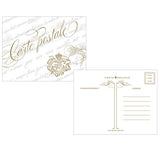 Parisian Love Letter Post Card Black