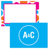 Retro Pop Large Rectangular Tag Soda Pop Orange