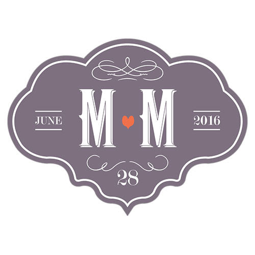 Vineyard Die-Cut Sticker Black