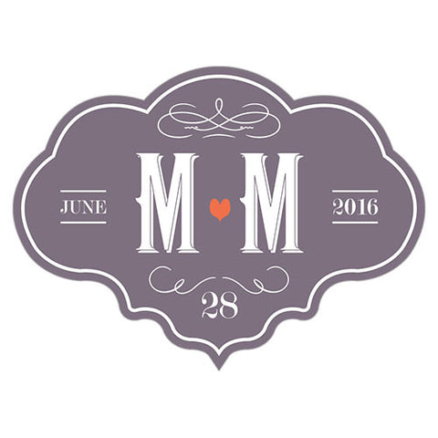 Vineyard Die-Cut Sticker Black