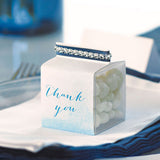 Aqueous Favor Box Wrap with Fold Pastel Pink