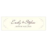 Equestrian Love Small Rectangular Tag Black