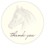 Equestrian Love Large Sticker Black