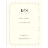 Equestrian Love RSVP Black