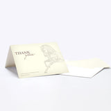 Equestrian Love Thank You Card Black