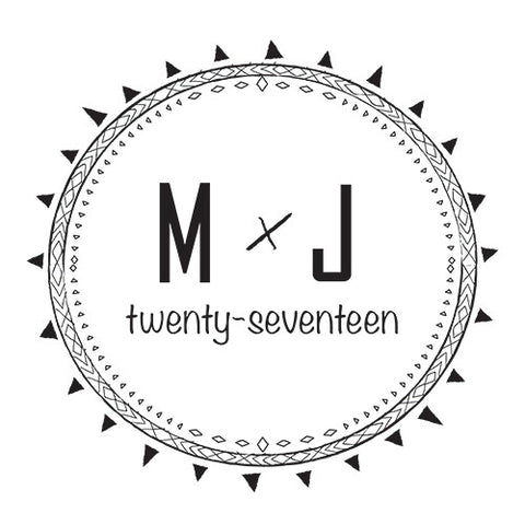 Free Spirit Personalized Circle Monogram Rubber Stamp