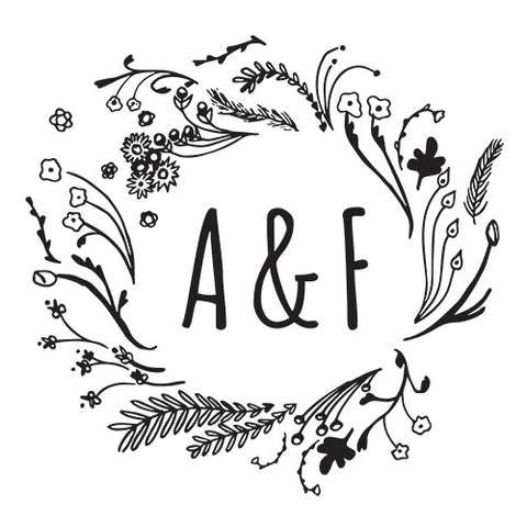 Natural Charm Personalized Rubber Stamp