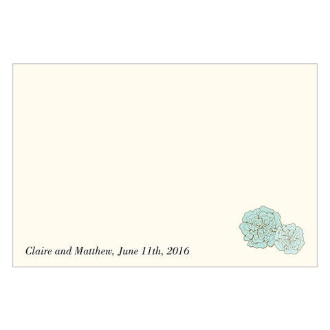 Burlap Chic Large Rectangular Tag