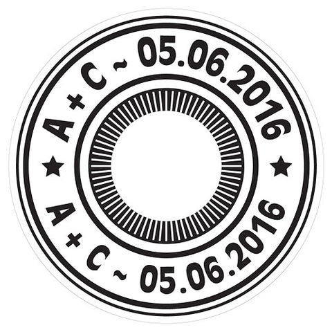 Airmail Diecut CD Label