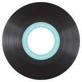 Classic Vinyl Diecut CD Label Royal Blue