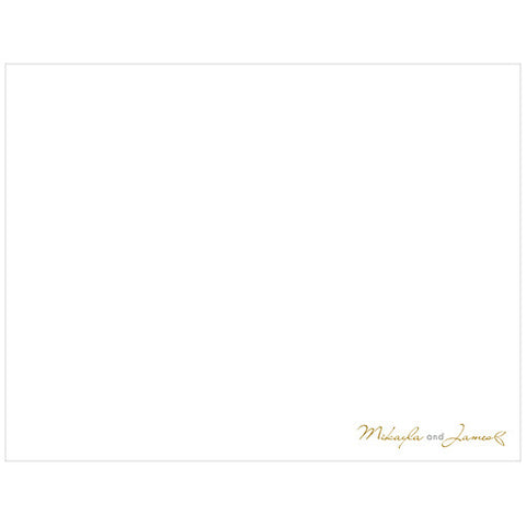 Woodland Pretty Guest Book Additional Inside Pages Vintage Gold