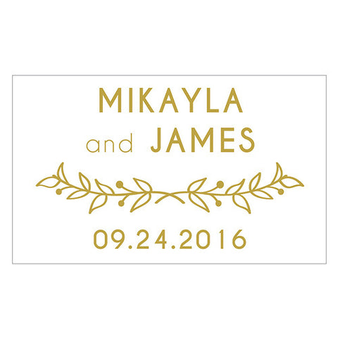 Woodland Pretty Diecut Sticker Gold