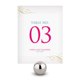 Contemporary Vintage Table Numbers Numbers 1-12 Daiquiri Green