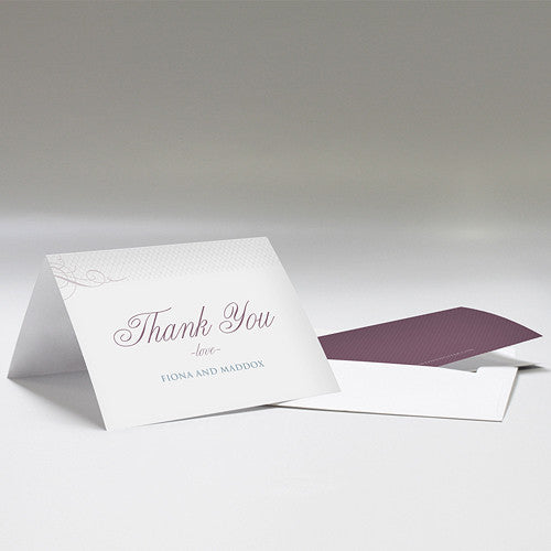 Contemporary Vintage Thank You Card Daiquiri Green
