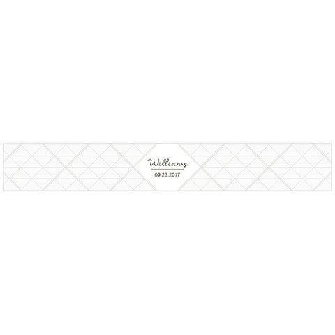 City Style Tin Favor Box Wrap Charcoal