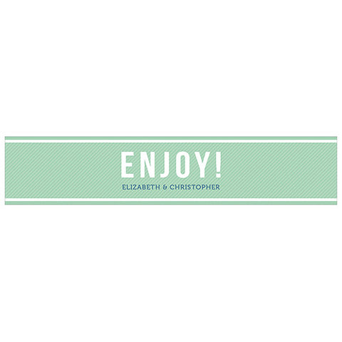 Smart Type Water Bottle Label Daiquiri Green